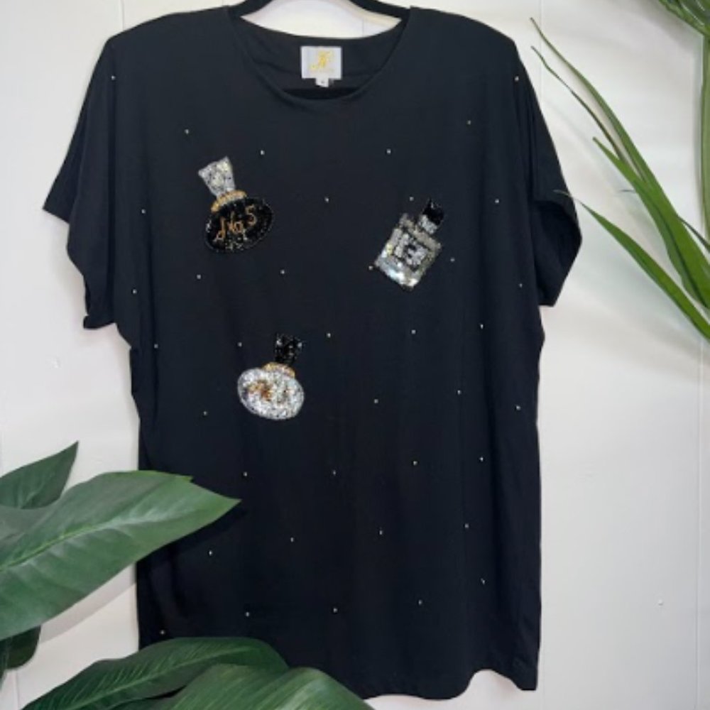 Jerry's Fashion Black Short Sleeve Shirt